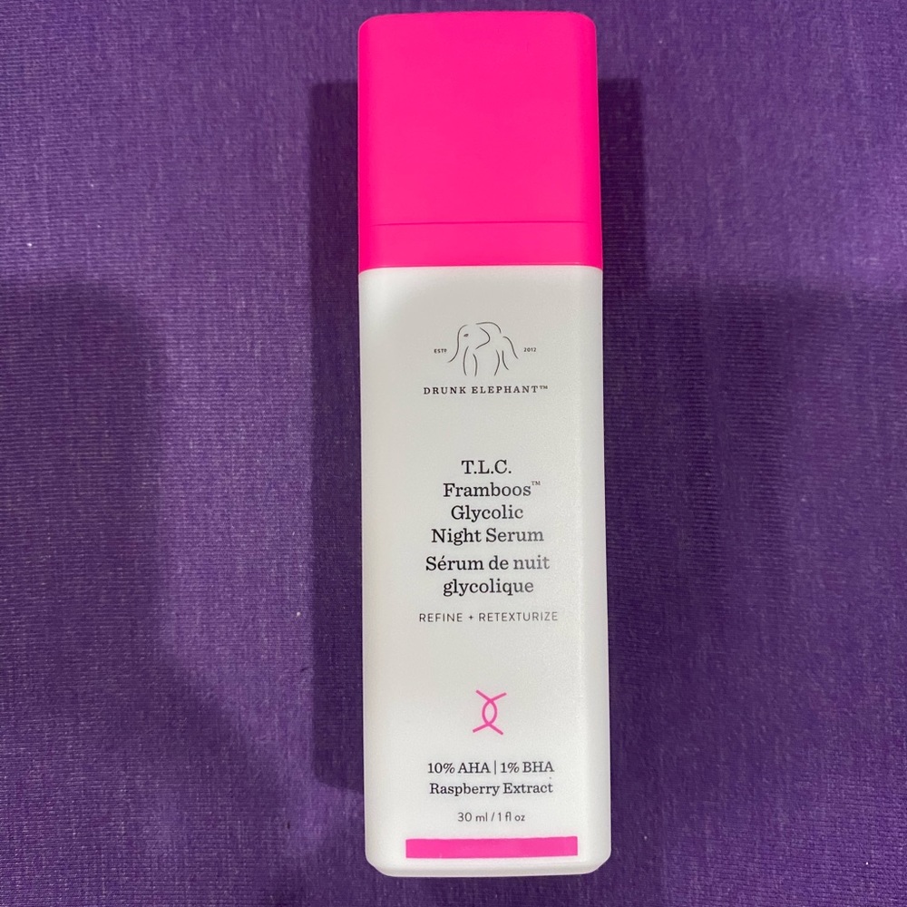 Drunk Elephant T.L.C. Framboos Glycolic Night Serum 30 mL/1 fl oz